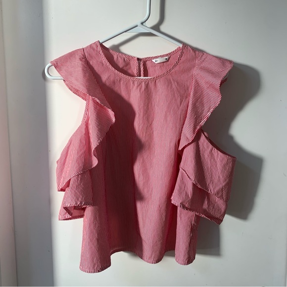 Club Monaco Hamisi Ruffle Blouse - Picture 4 of 11